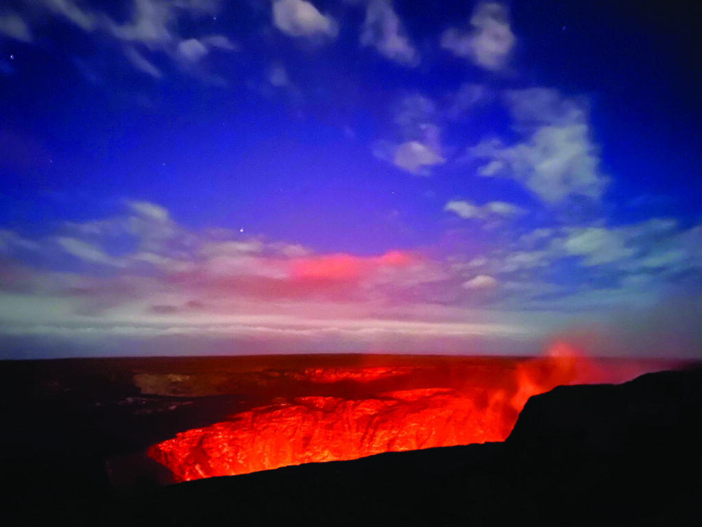 Halemaumau crater in Hawaii