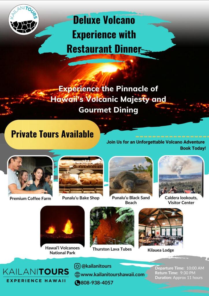 Deluxe Volcano Experience w/ Restaurant Lunch