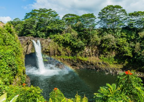 Hawaii,,Rainbow,Falls,In,Hilo.,Wailuku,River,State,Park.